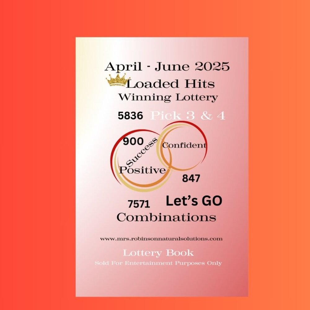 Loaded Hits Winning Lottery Book April-June2025
